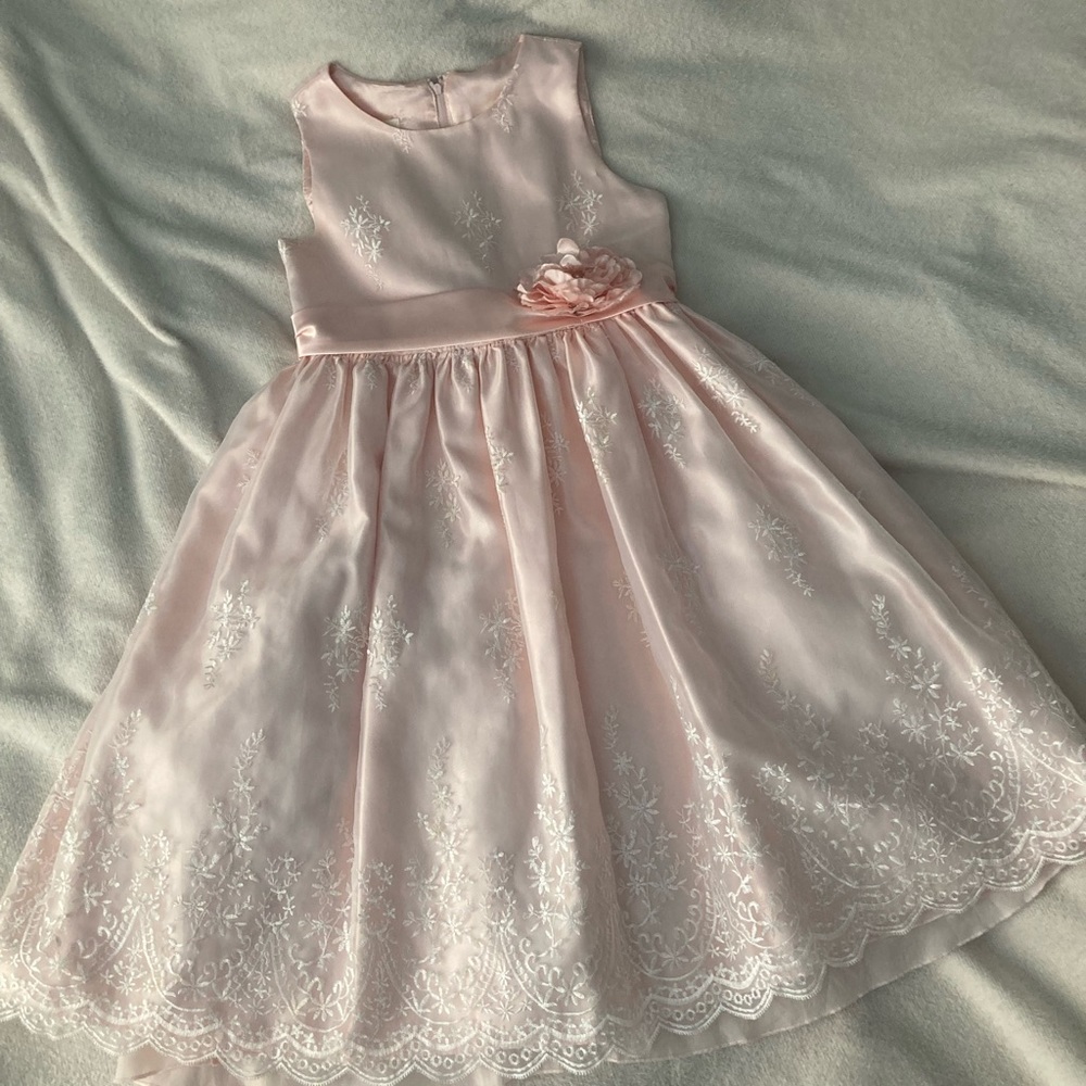 Girl’s size 12 American Princess pink dress.